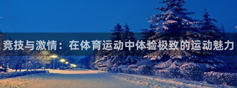 JJB竞技宝官方集团官网:竞技与激情:在体育运动中体验极致的